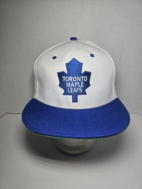 Tisa Toronto Maple Leafs White & Royal Blue Snapback Hat